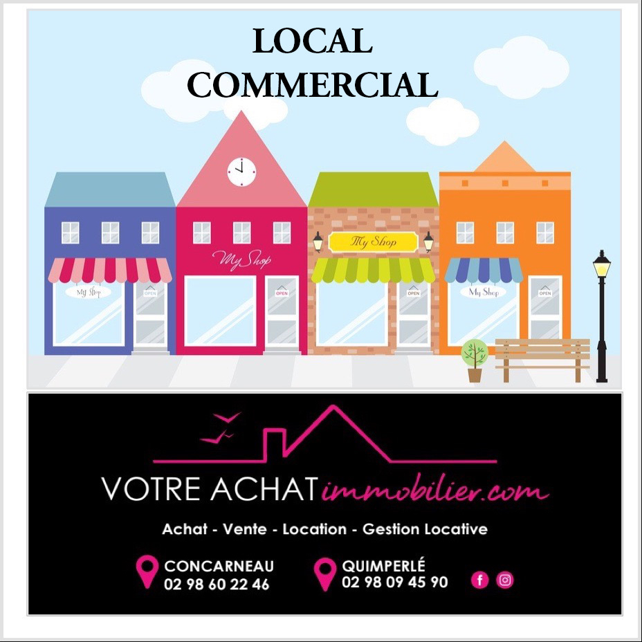 Local commercial en zone d'activité de Concarneau 800m2
